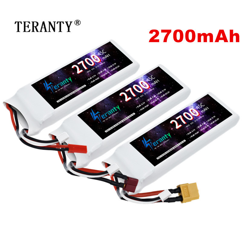 Drone And Car - 1/3PCS 2S 7.4V Lipo Battery 2700mAh