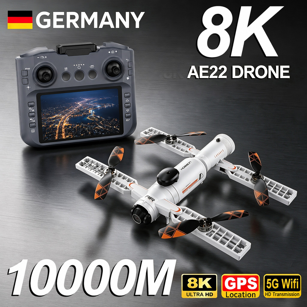 Drone Gps Rc Tt36 - Upgraded AE22 PRO MAX Foldable Drone