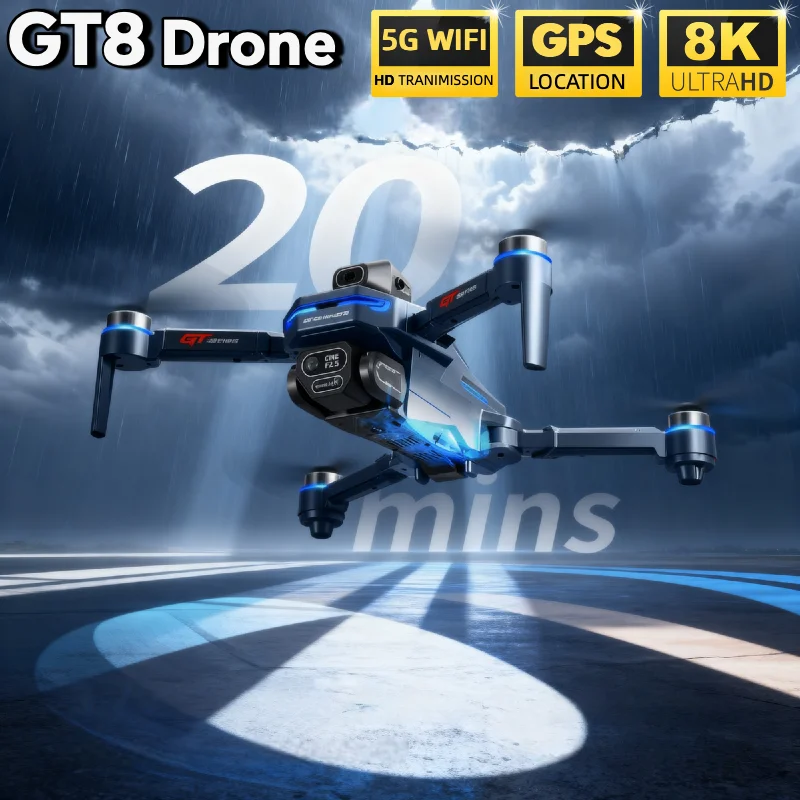 HOT For LSRC GT8 Drone 4K Prof - Drone Gps Rc Tt36 review and price
