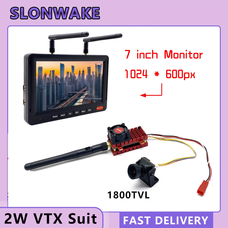 SLONWAKE 5.8G 2W VTX FPV 1800T - Drone Rc Camera review and price