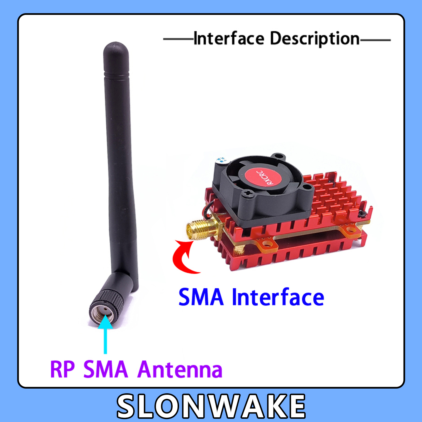 SLONWAKE 5.8G 2W VTX FPV 1800T - Drone Rc Camera review and price