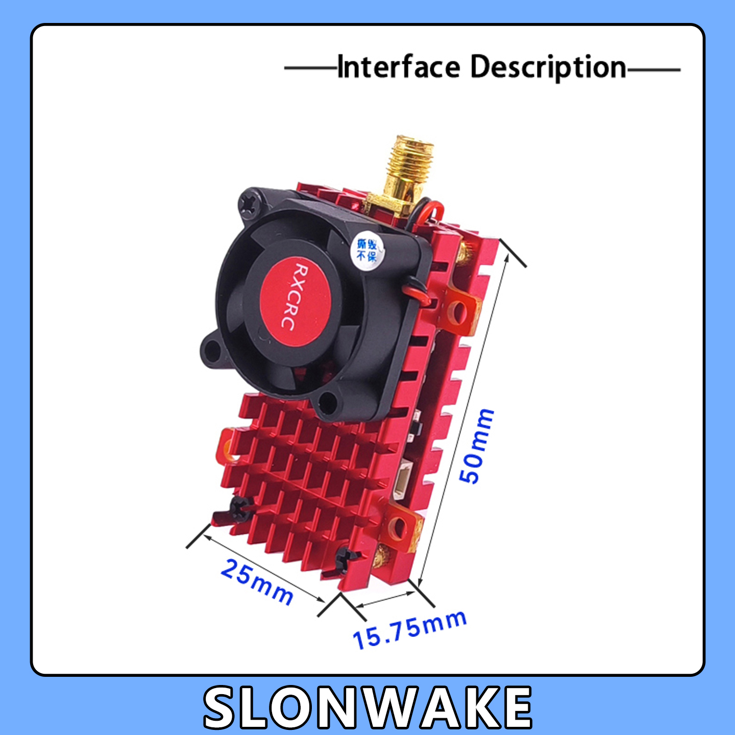 SLONWAKE 5.8G 2W VTX FPV 1800T - Drone Rc Camera review and price