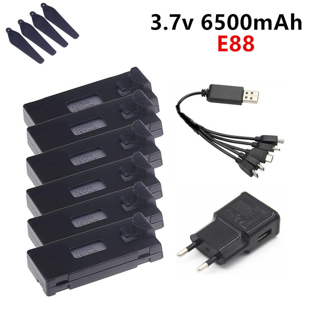 3.7V 6500mAh Lipo Battery For  - Drone Rc E99 K3 review and price