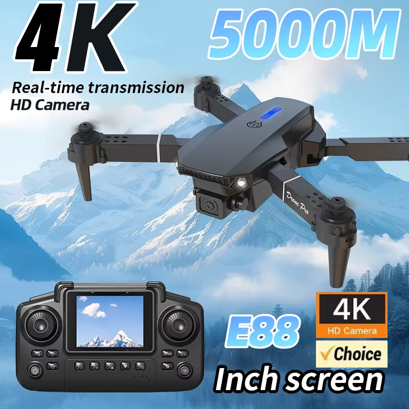4K Dual-Camera HD Aerial Photo - Drone E88Pro Rc 4K review and price