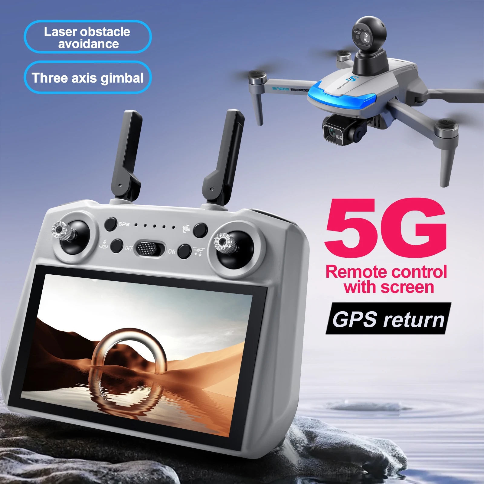 S185 Professional Drone 2.7K H - Drone Rc Harness review and price