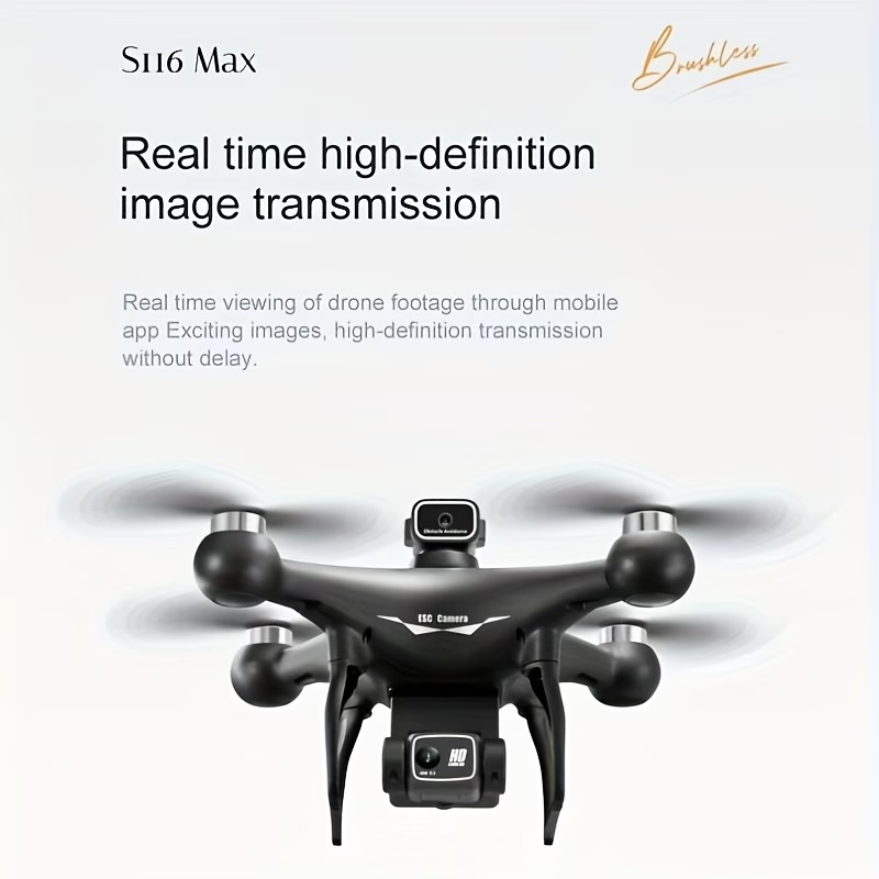 New Brushless Motor Optical Fl - Drone Rc S116 review and price