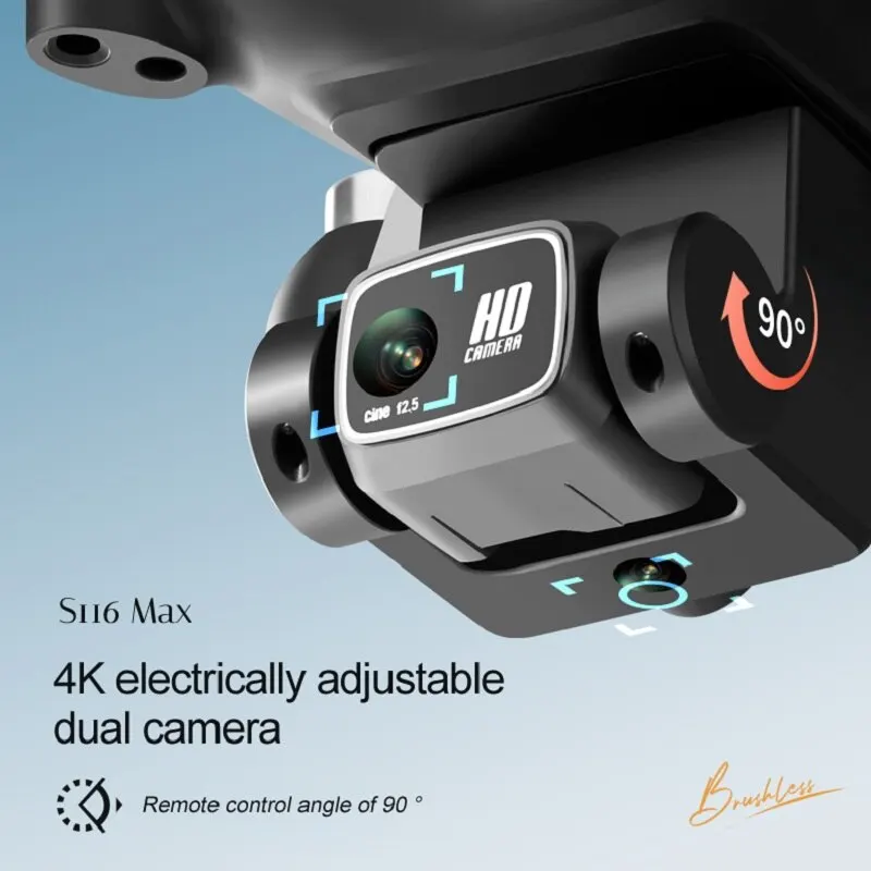 S116 MAX Elf Drone 8K Professi - Drone Rc S116 review and price