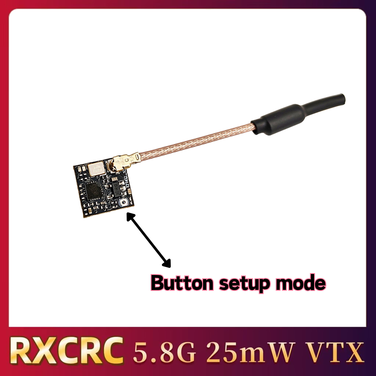 RXCRC 5.8GHz 48CH FPV 25mW Ana - Drone Rc Remote Control review and price